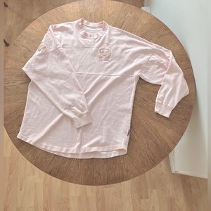 Disney Sparkle Oversized Graphic Spirit Baby Pink Jersey - Size XS